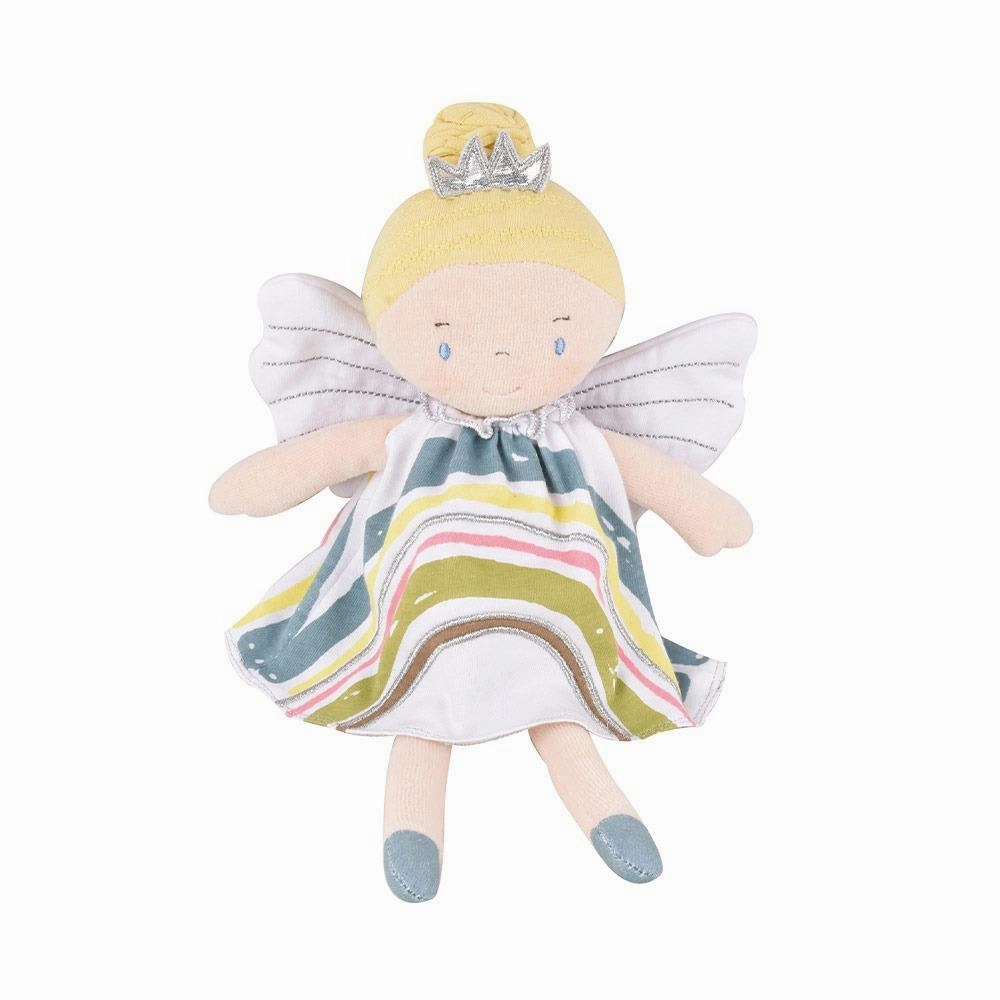 Bonikka 28cm Organic Blonde Fairy Soft Rag Doll Suitable from Birth