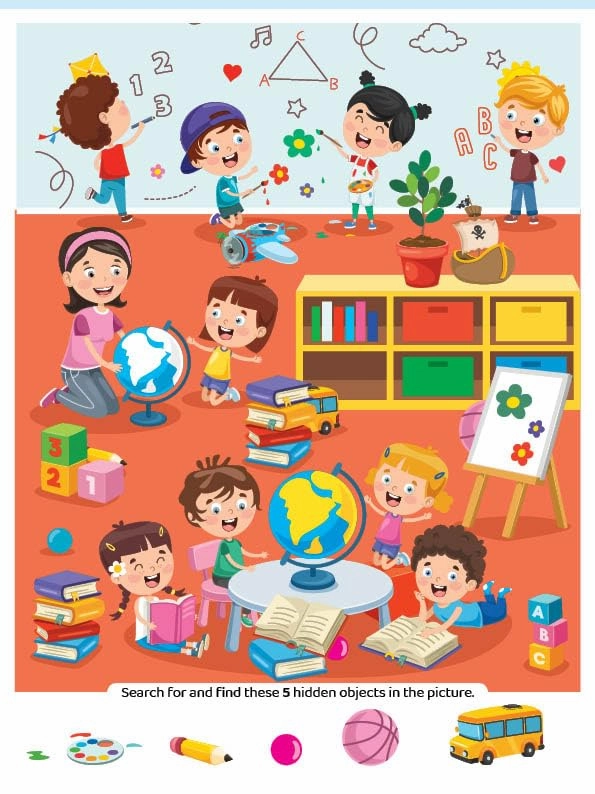 Booktopus 500  Things To Spot for Kids Ages 6 