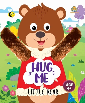 Booktopus Hug Me Hand Puppet Board Book - Little Bear Interactive Bedtime Story with Soft Arms - Early Learning Books for Kids 4 