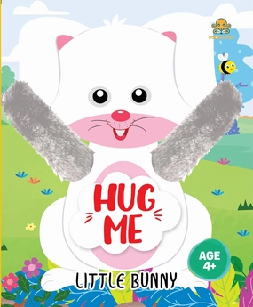 Booktopus Hug Me Hand Puppet Board Book - Little Bunny Interactive Bedtime Story with Soft Arms - Early Learning Books for Kids 4 