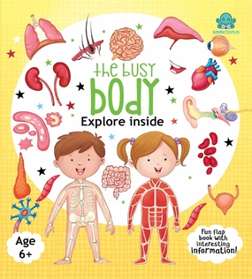 Booktopus Lift-the-Flap Learning Book - Inside Our Body Knowledge Book for Kids - Interactive Learning Books 6 