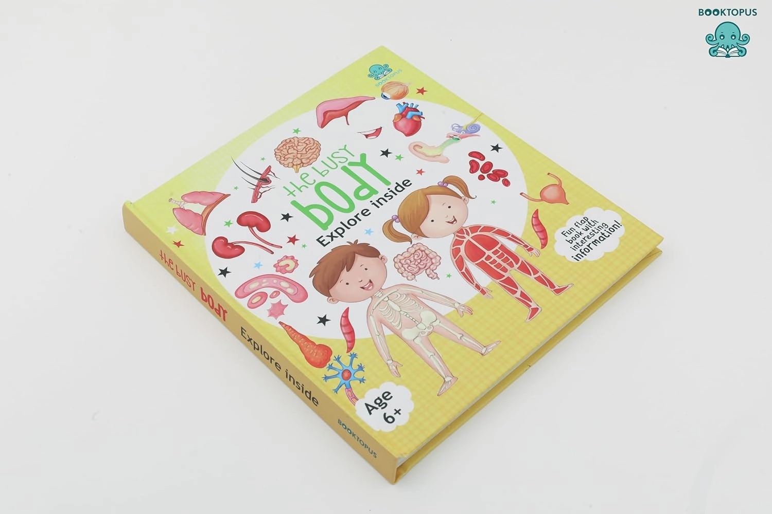 Booktopus Lift-the-Flap Learning Book - Inside Our Body Knowledge Book for Kids - Interactive Learning Books 6 