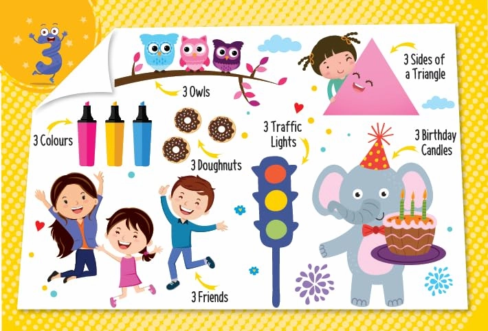 Booktopus Mini Board Book - My First 100 Numbers - Early Learning Picture Books for Kids 4 