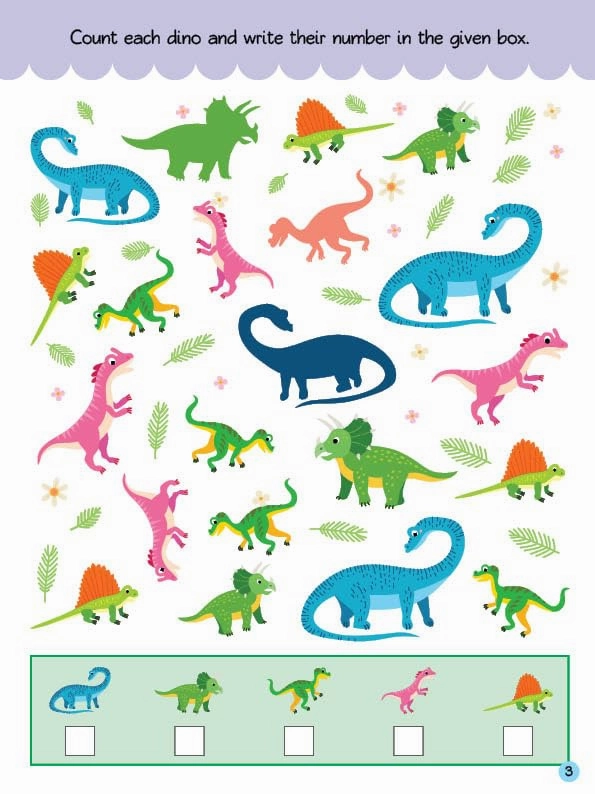 Booktopus My Big Sticker and Activity Book 1 for Kids Ages 4 
