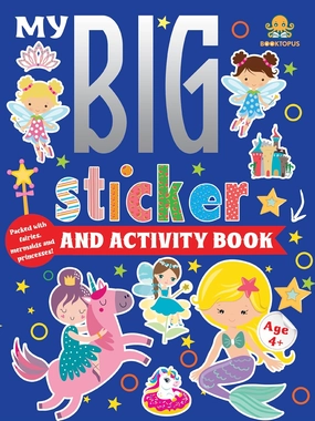 Booktopus My Big Sticker and Activity Book 3 for Kids Ages 4 