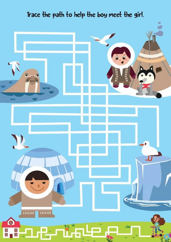 Booktopus Never Bored With Mazes Book One for Kids Ages 4 