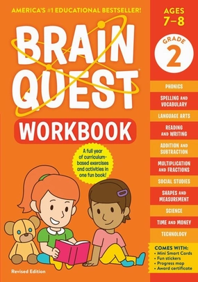 Brain Quest 2nd Grade Workbook - Revised Edition with Interactive Tech