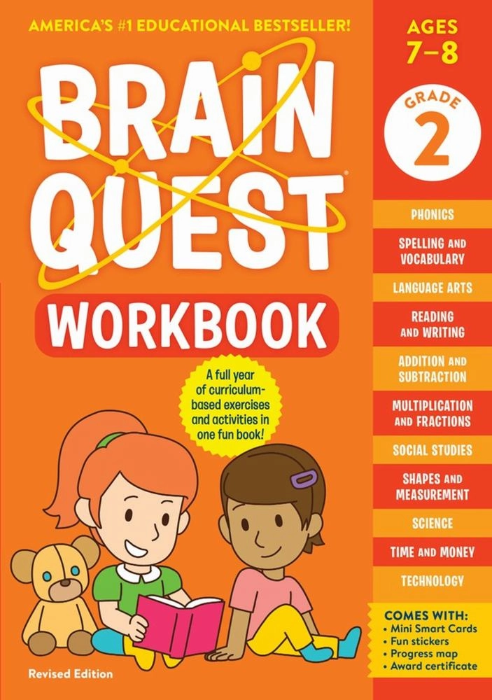 Brain Quest 2nd Grade Workbook - Revised Edition with Interactive Tech