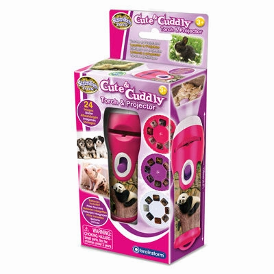 Brainstorm Cute & Cuddly Animal Torch Projector for Children Ages 3 