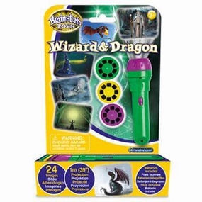 Brainstorm Wizard and Dragon Projector Torch for Children Age 3 and Up