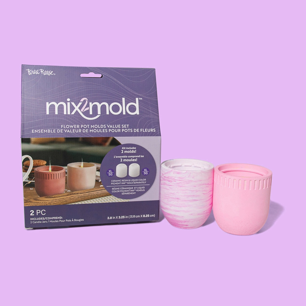 Brea Reese Mix2Mold Candle Holder Set - 2 Silicone Molds