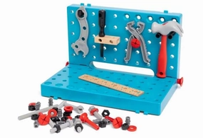 Brio Builder 34596 Work Bench 59 PC Construction Toy for Ages 3 and Up
