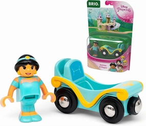 Brio Disney Princess 33359 Princess Jasmine & Carriage for Ages 3 & Up