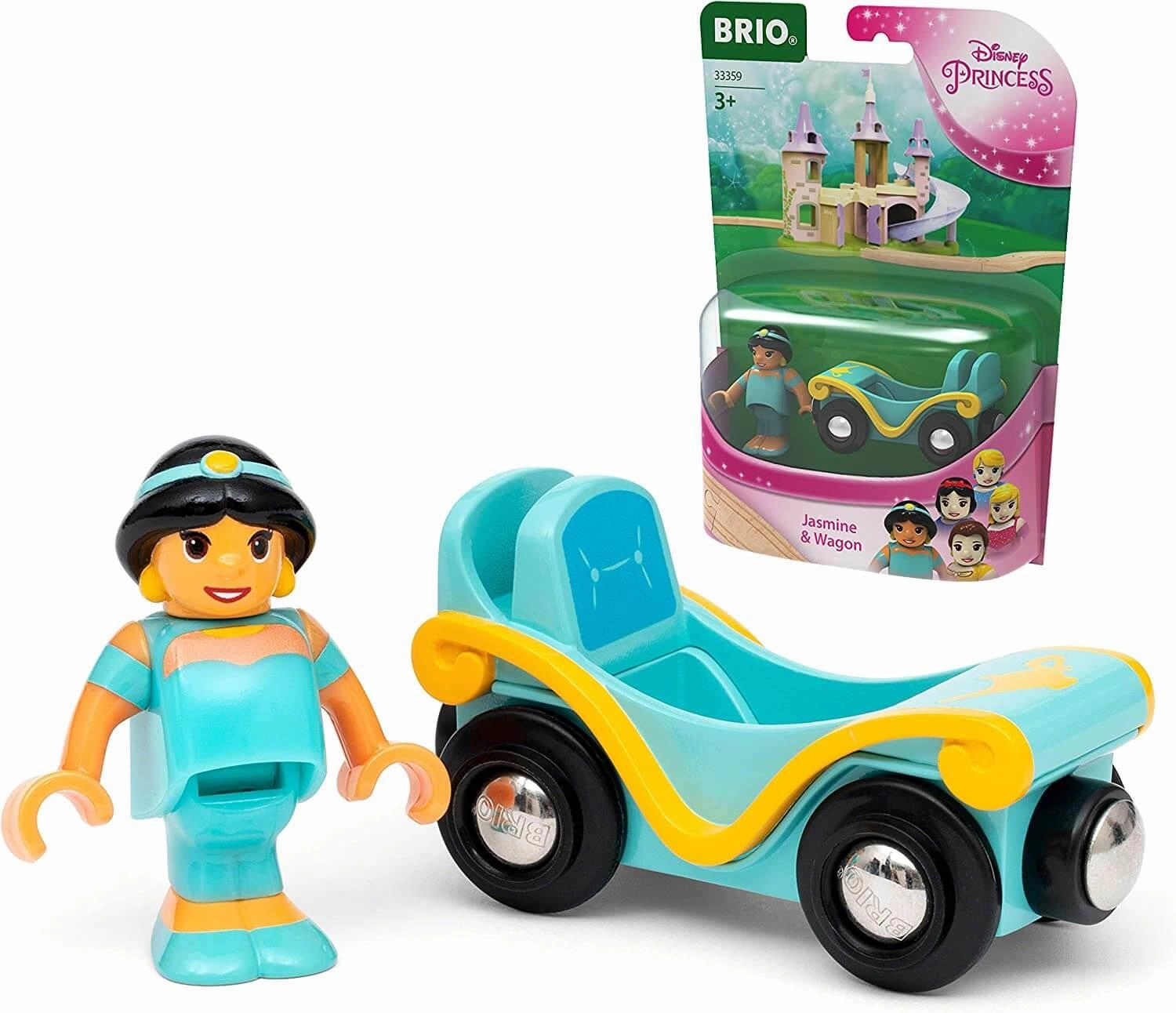 Brio Disney Princess 33359 Princess Jasmine & Carriage for Ages 3 & Up
