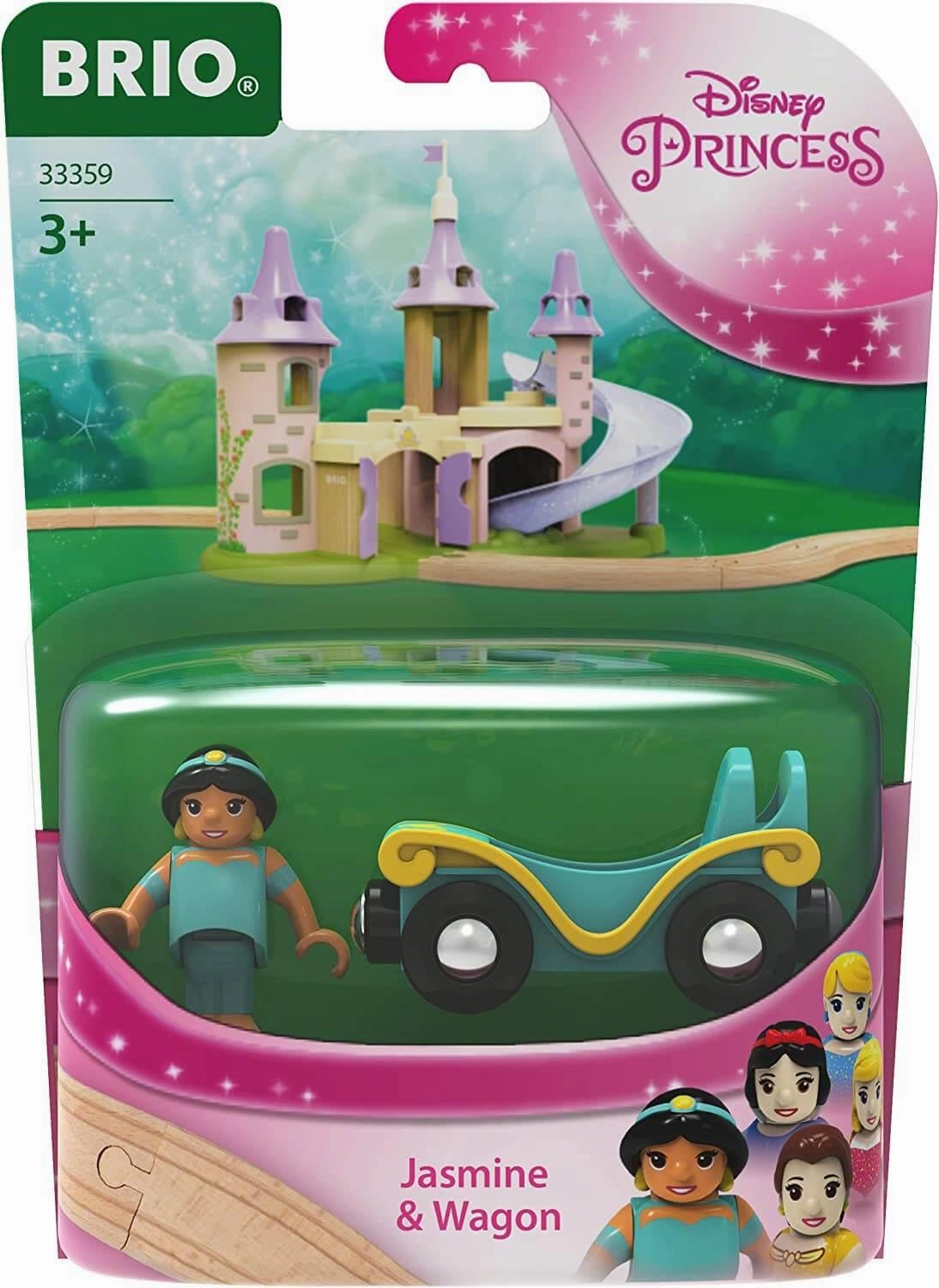 Brio Disney Princess 33359 Princess Jasmine & Carriage for Ages 3 & Up