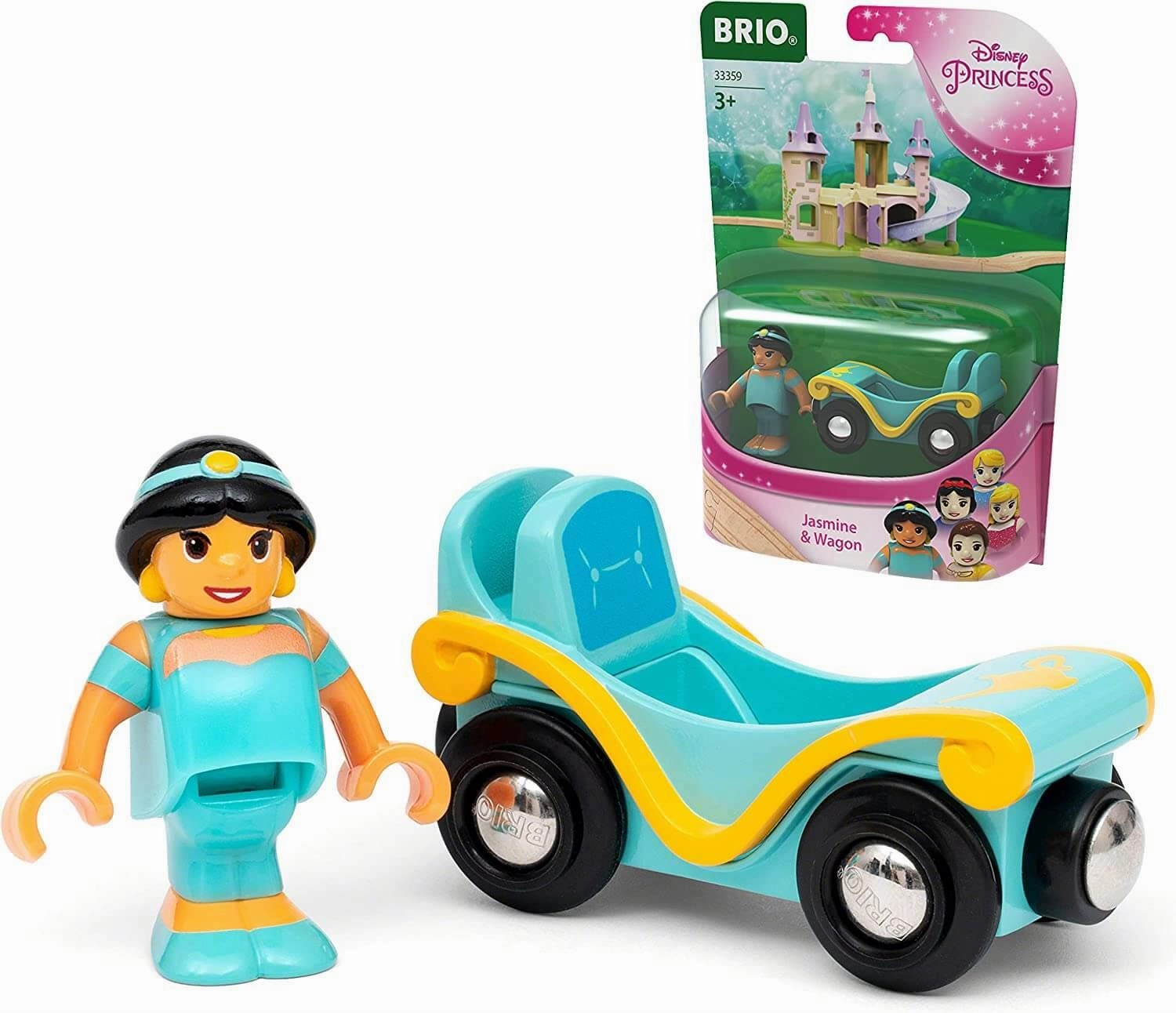 Brio Disney Princess 33359 Princess Jasmine & Carriage for Ages 3 & Up