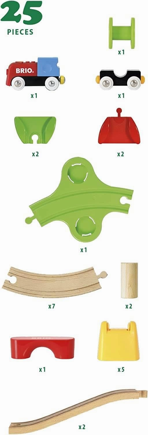 Brio My First Railway 33710 Battery Operated Train Set for Ages 18M 