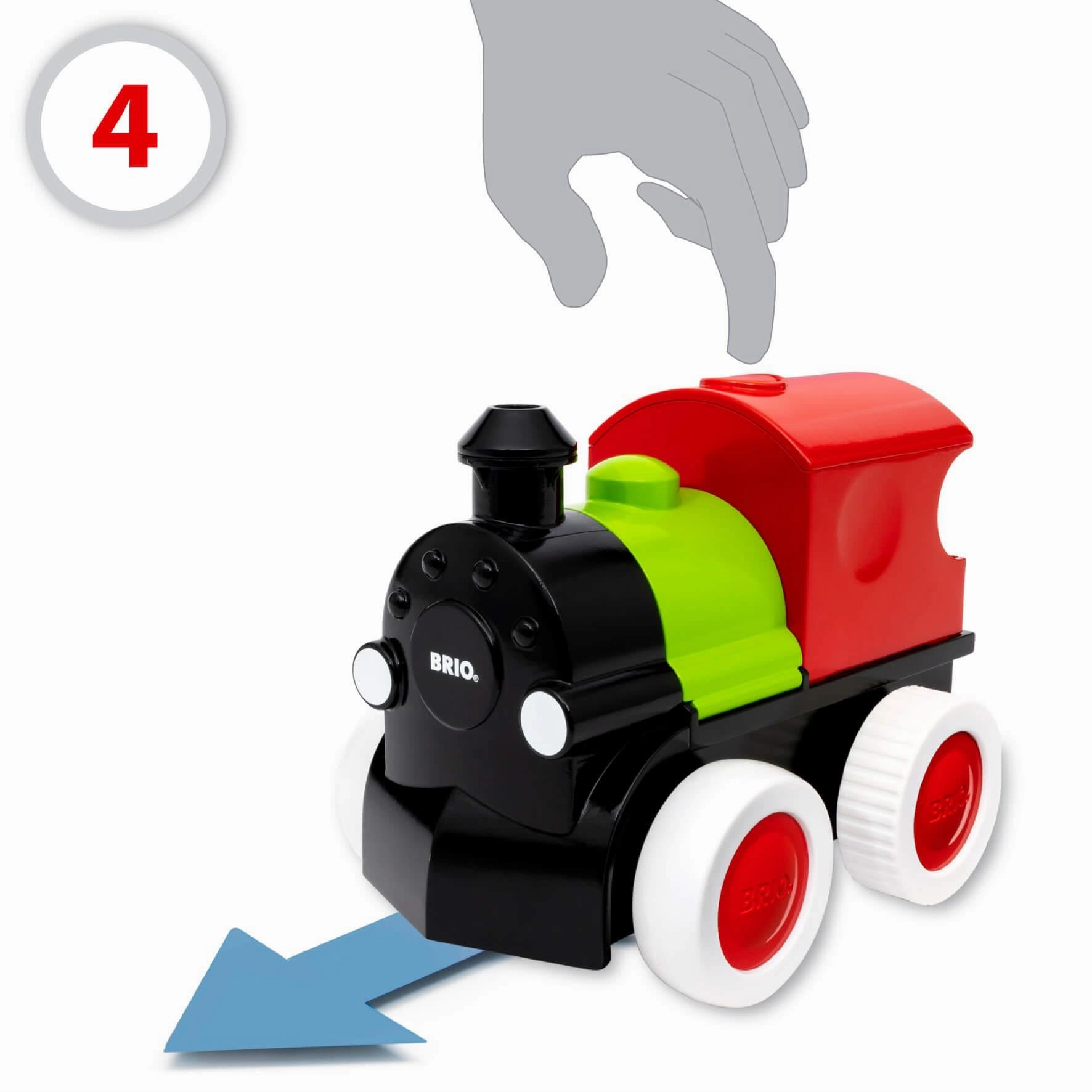 Brio Toddler 30411 Steam and Go Train Toy for Ages 18 Months and Up