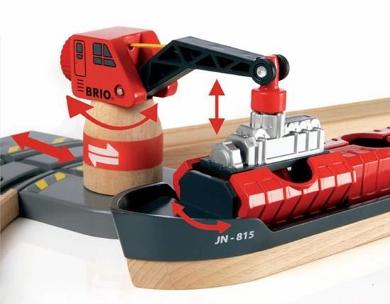 Brio World 33052 Deluxe Railway Train Set with Storage Box for Ages 3 
