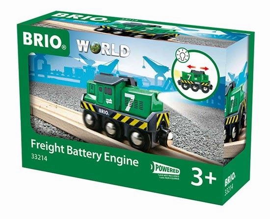 Brio World 33214 Freight Battery Engine with Headlights for Age 3 & Up