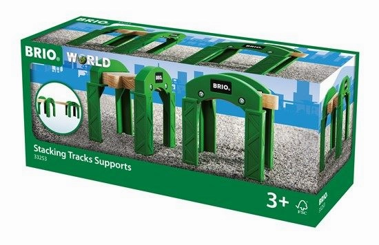 Brio World 33253 Stacking Track Supports Railway Accessory for Ages 3 