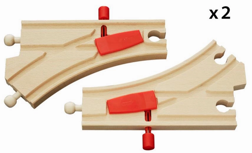 Brio World 33344 Mechanical Switches Train Track Accessory for Ages 3 