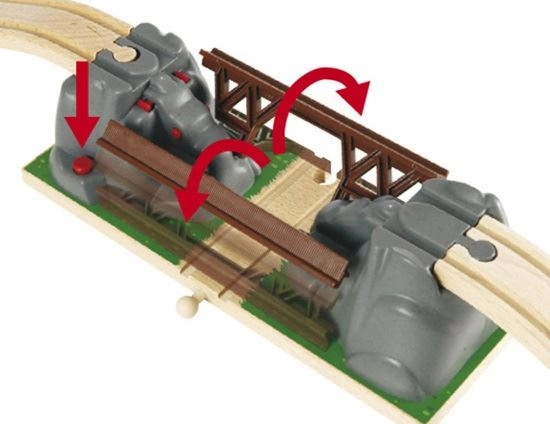 Brio World 33391 Collapsing Bridge Train Track Accessory for Ages 3 