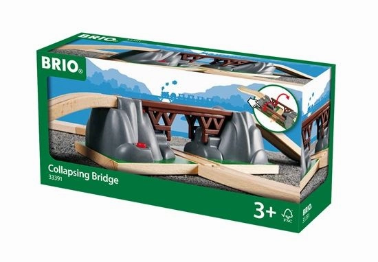 Brio World 33391 Collapsing Bridge Train Track Accessory for Ages 3 