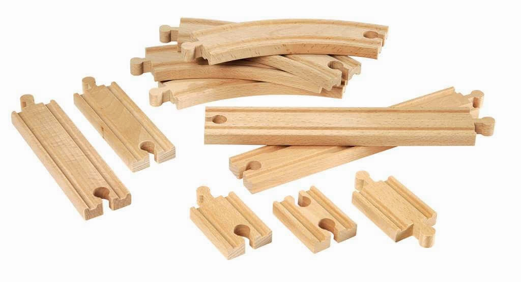 Brio World 33401 Beginner Train Track Expansion Pack for Ages 3 and Up