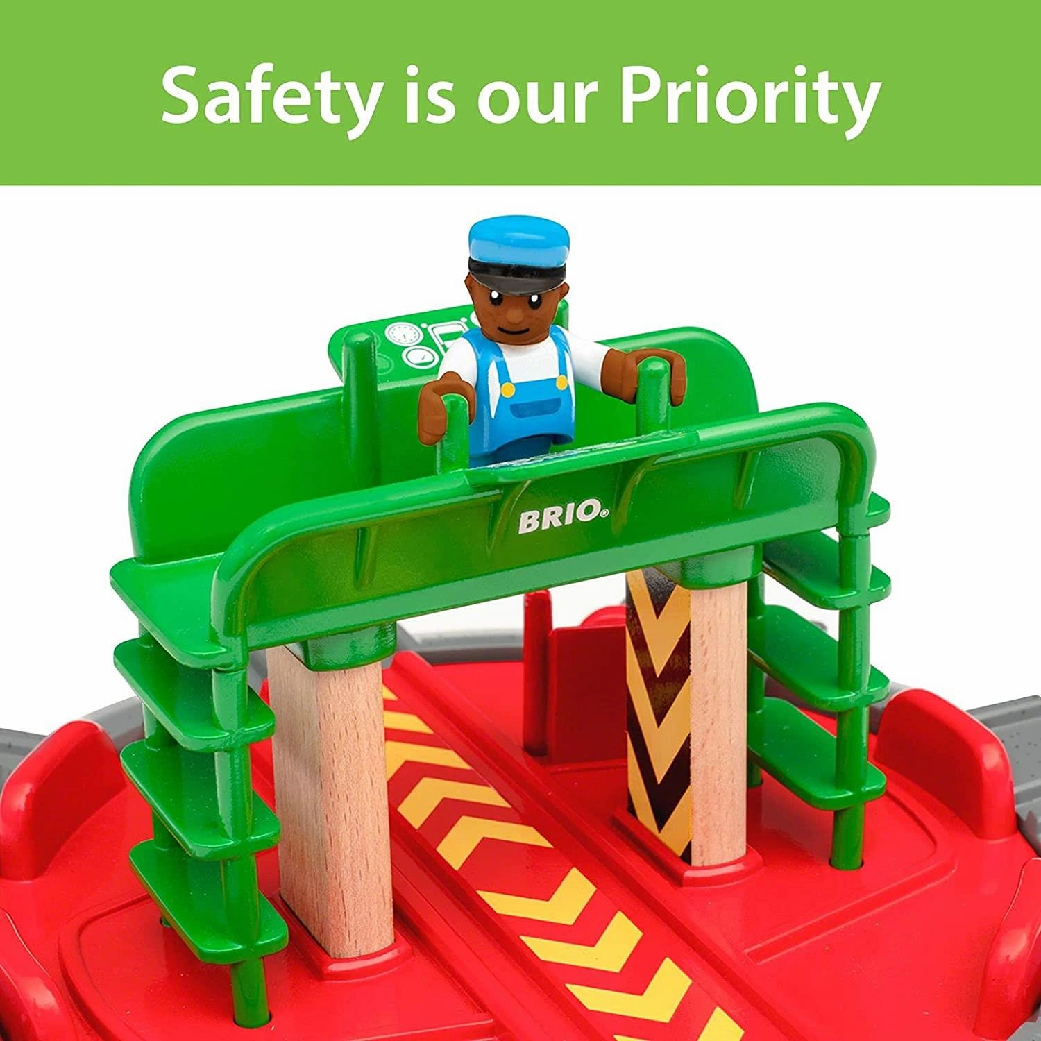 Brio World 33476 Turntable & Figure Train Set Accessory for Age 3 & Up