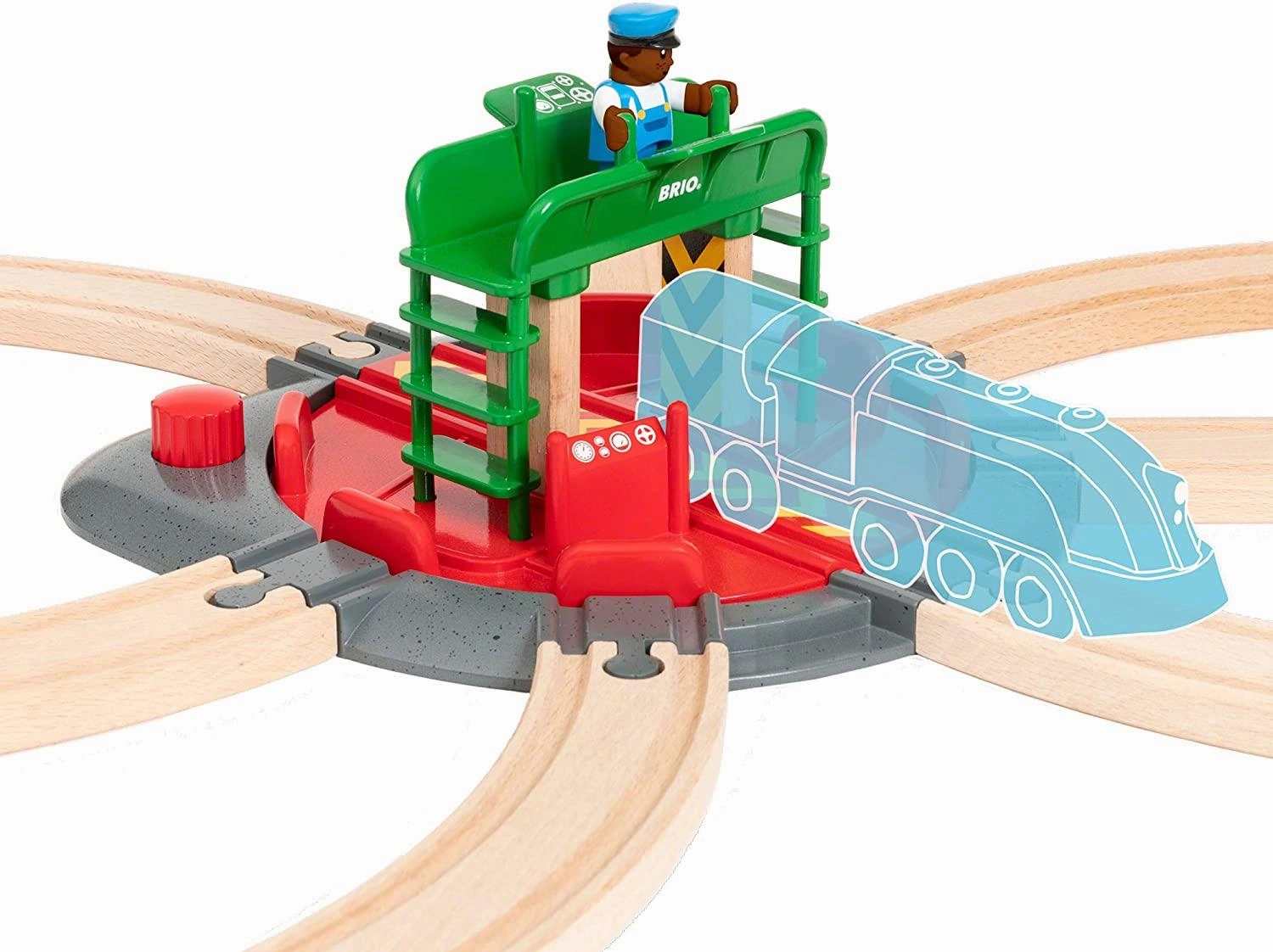 Brio World 33476 Turntable & Figure Train Set Accessory for Age 3 & Up