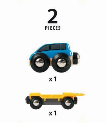 Brio World 33577 Car Transporter Train Set Toy for Ages 3 and Up