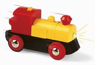 Brio World 33594 Two-Way Battery Powered Engine Train Toy for Ages 3 