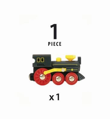 Brio World 33617 Old Steam Engine Classic Train Toy for Ages 3 and Up