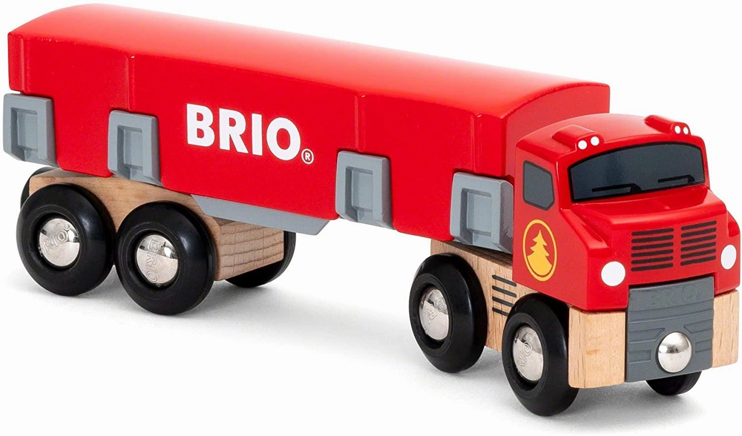 Brio World 33657 Lumber Truck with Load Interactive Toy for Age 3 & Up