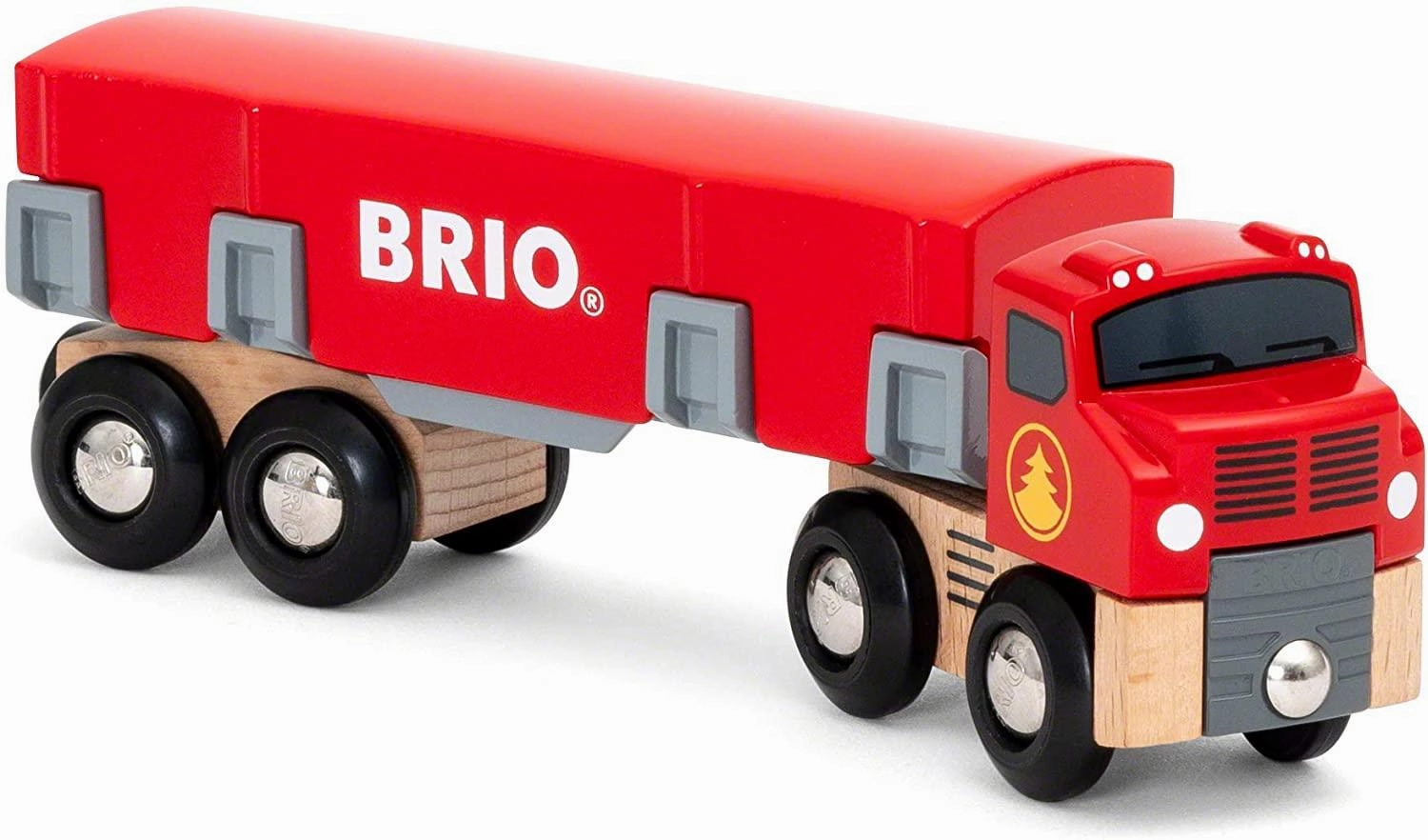 Brio World 33657 Lumber Truck with Load Interactive Toy for Age 3 & Up