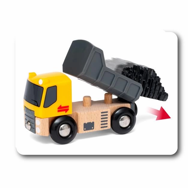 Brio World 33658 Construction Vehicles Toy Playset for Ages 3 and Up