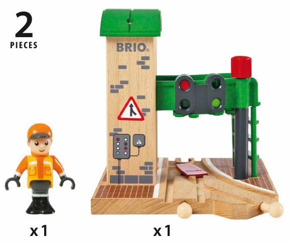 Brio World 33674 Signal Station Train Set Accessory for Ages 3 and Up