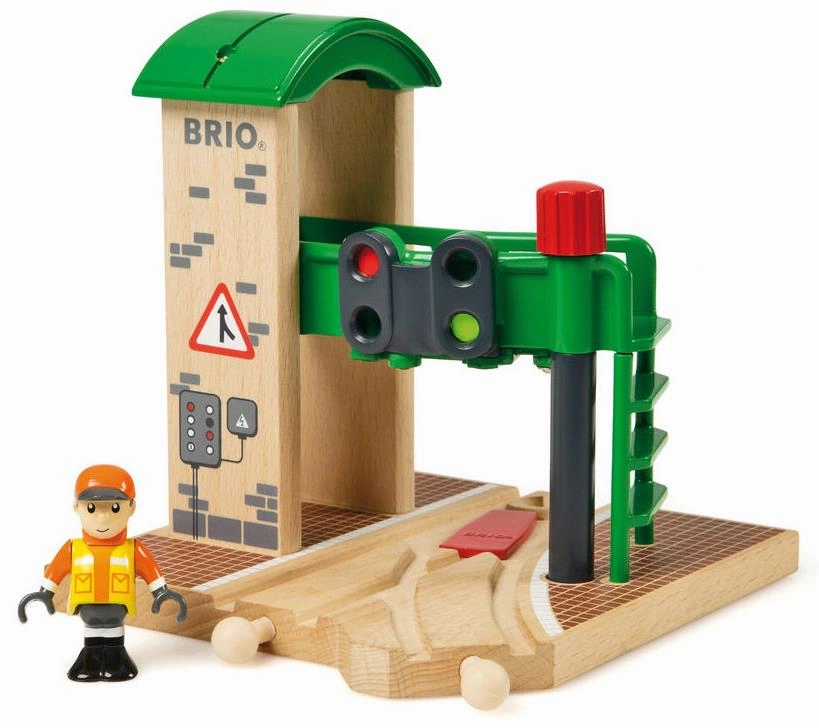 Brio World 33674 Signal Station Train Set Accessory for Ages 3 and Up