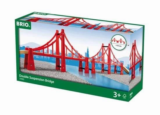 Brio World 33683 Double Suspension Bridge Train Set Accessory Ages 3 