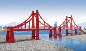Brio World 33683 Double Suspension Bridge Train Set Accessory Ages 3 