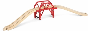 Brio World 33699 Curved Bridge Train Track Accessory for Ages 3 and Up