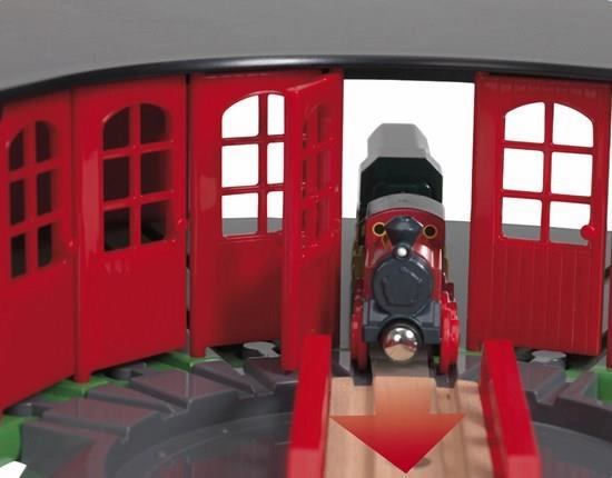 Brio World 33736 Grand Roundhouse Toy Train Playset for Ages 3 and Up