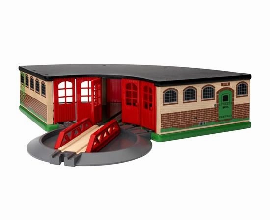 Brio World 33736 Grand Roundhouse Toy Train Playset for Ages 3 and Up
