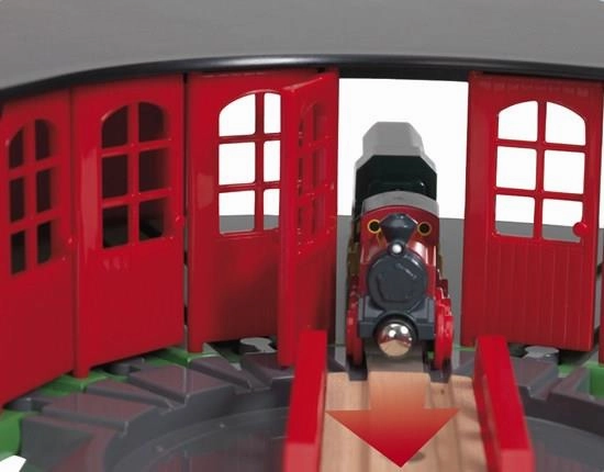 Brio World 33736 Grand Roundhouse Toy Train Playset for Ages 3 and Up