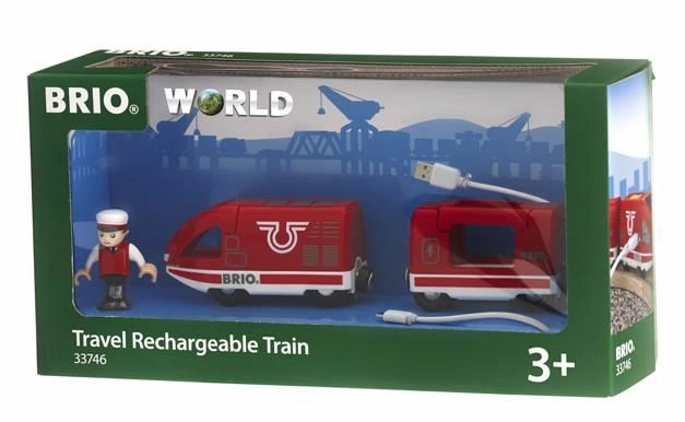 Brio World 33746 Travel Rechargeable Train & Micro USB Charger Ages 3 