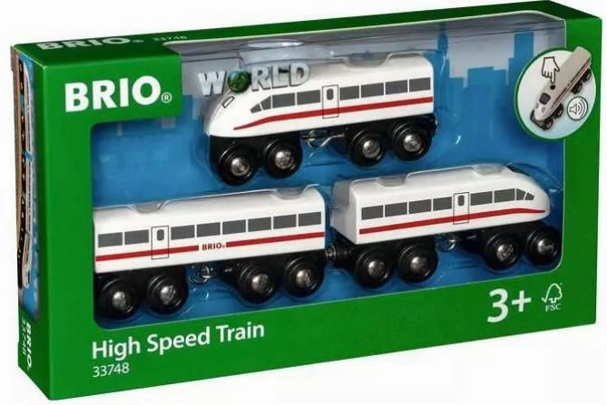 Brio World 33748 High Speed Train with Realistic Sound for Ages 3 & Up