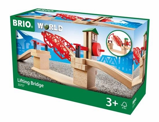 Brio World 33757 Lifting Bridge Train Set Accessory for Ages 3 and Up