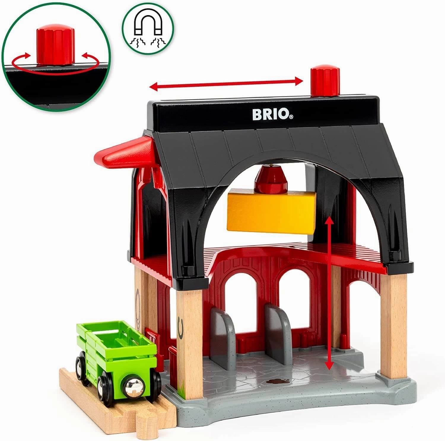 Brio World 36012 Animal Barn Farm Train Set Accessory for Age 3 and Up