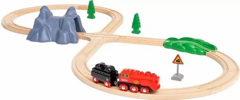 Brio World 36017 Steaming Train Set Interactive Toy for Ages 3 and Up
